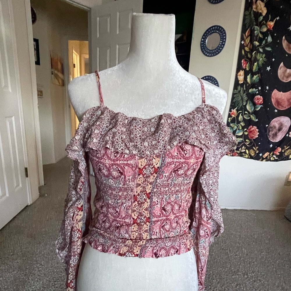 Off Shoulder Bohemian Top